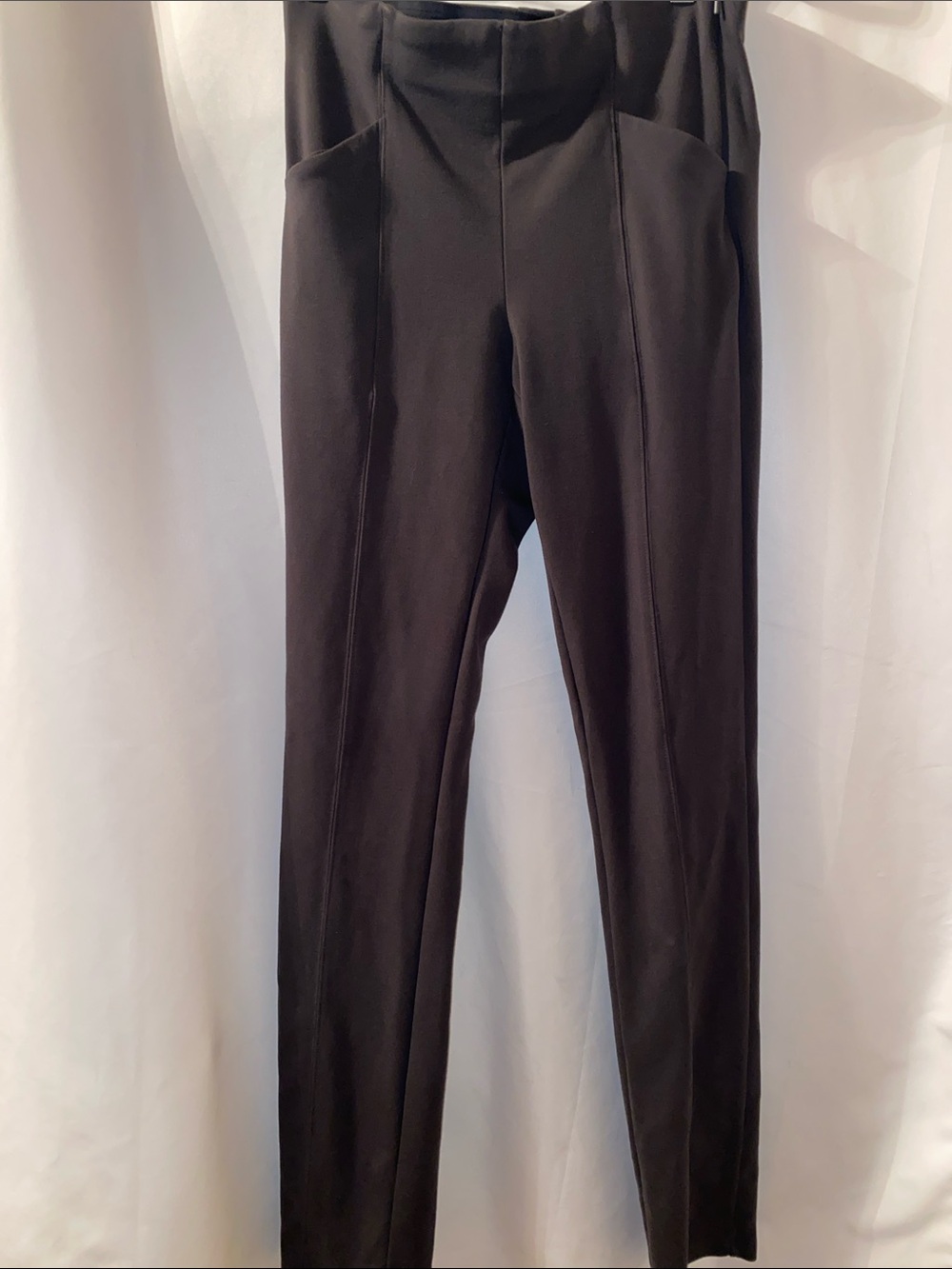 Athleta dark gray Siena Skinny High-Rise Front-Seam Leggings pants 6 tall